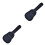 2Pcs Black Guitar Storage Bag Thick Padding Full Coverage 3