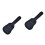 2Pcs Black Guitar Storage Bag Thick Padding Full Coverage 4