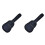 2Pcs Black Guitar Storage Bag Thick Padding Full Coverage 2