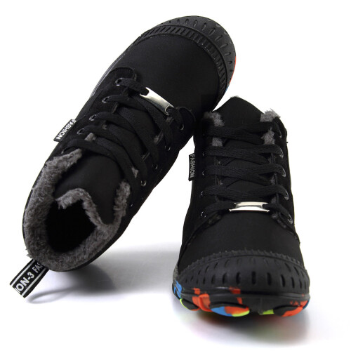 2Pièces Chaussures Enfants Hiver Semelle Caoutchouc Résistante