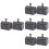 8Pcs Baby Teeth Keepsake Box Grey Alloy Sturdy Tooth Storage Holder 6