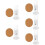 5Pcs White Vertical Hamster Waterer Convenient Cage Bottle for Pets 10