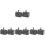8Pcs Baby Teeth Keepsake Box Grey Alloy Sturdy Tooth Storage Holder 2