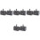 8Pcs Baby Teeth Keepsake Box Grey Alloy Sturdy Tooth Storage Holder 3