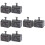 8Pcs Baby Teeth Keepsake Box Grey Alloy Sturdy Tooth Storage Holder 7