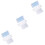 3Sets Sturdy Acrylic Clay Rollers and Sheets White Polymer Supplies 5