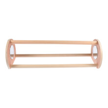 2Pcs Practical Light Brown Chicken Stand Polished Wood Bird Perch