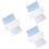 3Sets Sturdy Acrylic Clay Rollers and Sheets White Polymer Supplies 6