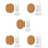 5Pcs White Vertical Hamster Waterer Convenient Cage Bottle for Pets 8