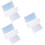 3Sets Sturdy Acrylic Clay Rollers and Sheets White Polymer Supplies 7