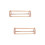 2Pcs Practical Light Brown Chicken Stand Polished Wood Bird Perch 7