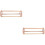 2Pcs Practical Light Brown Chicken Stand Polished Wood Bird Perch 6