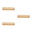 3Pcs Wooden Display Rack Light Brown Bar Cups Organizer 7