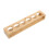 3Pcs Wooden Display Rack Light Brown Bar Cups Organizer 3