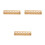 3Pcs Wooden Display Rack Light Brown Bar Cups Organizer 5
