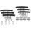 100Pcs Hair Net Fixing Clips Black Adjustable Lightweight Wig Combs 4