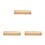 3Pcs Wooden Display Rack Light Brown Bar Cups Organizer 9