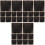 60Pièces Papier Noir Facile À Plier Pour 5