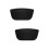 2Pcs PU Bathtub Pillows Black Headrest for Relaxing Home Spa Use 9