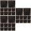 60Pièces Papier Noir Facile À Plier Pour 8