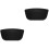 2Pcs PU Bathtub Pillows Black Headrest for Relaxing Home Spa Use 5