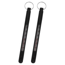 2Pcs Black ABS Fishing Thermometer with Hook Accurate Water Temp Gauge