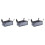 3Pcs Blue Stroller Under Seat Basket Waterproof Oxford Organizer 7