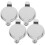 56Pcs Copper Door Peephole Covers Silver Privacy Protector for Home 2
