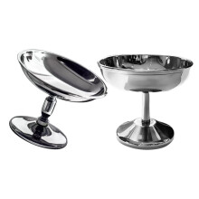4Pcs Silver Stainless Steel Appetizer and Dessert Cups for Parties
