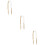 3Pcs White Stylish Bag Shoulder Chain Durable DIY Purse Strap 9