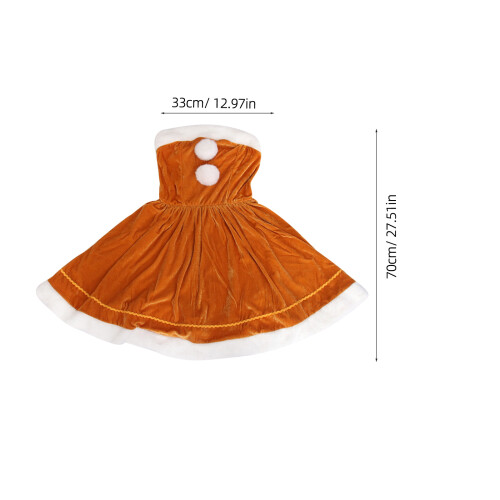 2Ensembles Costume Elk Polyester Pour Fête Cosplay 2