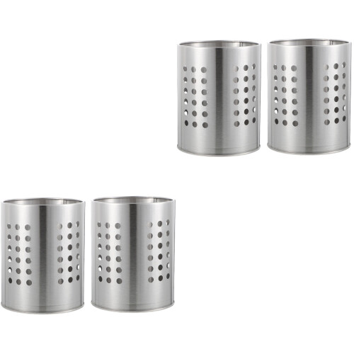 4Pièces Porte-Couverts Robustes En Acier Inoxydable Pour Usage Cuisine 1