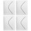 4St A5 Clip Board Wit Plastic Voor Documenten Met Ophangmogelijkheid 5