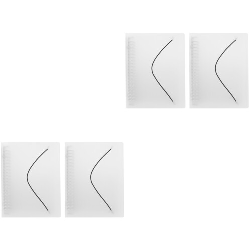 4St A5 Clip Board Wit Plastic Voor Documenten Met Ophangmogelijkheid 2