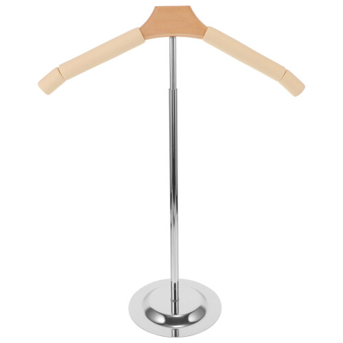 3Pièces Râtelier Vêtement Beige Bois Support T-Shirt Pulls 2
