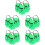 15Pièces Seaux Plastique Vert Halloween 8
