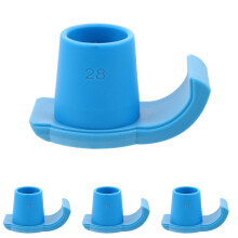 4Pcs Walker Feet Glides Blue Nonstick Pa+tpr Walker Accessories