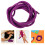 2Pièces Gym Violet Coton Adaptable Entraînement Coordination 1