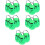 15Pièces Seaux Plastique Vert Halloween 9