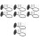 8Ensembles Support Mural Baseball Golf Noir Polyvalent 5