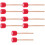 10Pcs Chic Red Percussion Drumsticks Safe Gentle Drum Accessories 7