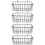 4Pièces Support Noir Pour , Accessoire Cage Durable 10