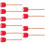 10Pcs Chic Red Percussion Drumsticks Safe Gentle Drum Accessories 11
