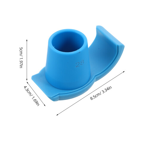 4Pcs Walker Feet Glides Blue Nonstick Pa+tpr Walker Accessories 2