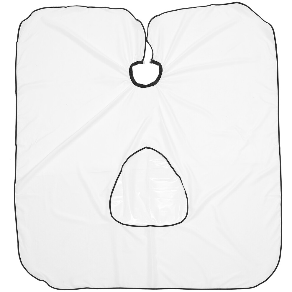 Ohphcall White 5Pcs Unisex Barber Cape Hairdressing Cape For Home Or Salon