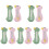10Pcs Infant Foot Gauge Measuring Tool Smooth Operation Assorted Color 4