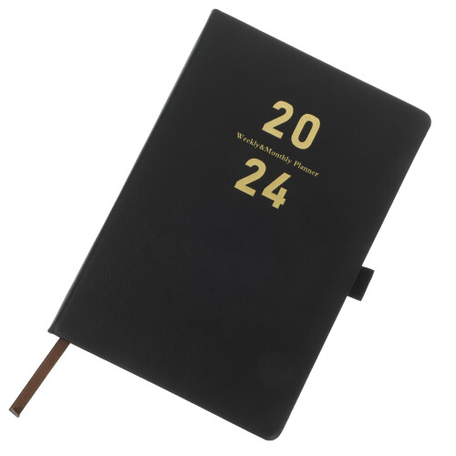 3Stk Terminplaner Lehrer Schreibblock Schwarz Kompaktes Design 2