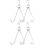 4Pcs Stainless Steel Meat Hooks Shaped Hooks Silver Rustproof 5