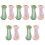 10Pcs Infant Foot Gauge Measuring Tool Smooth Operation Assorted Color 5