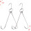 4Pcs Stainless Steel Meat Hooks Shaped Hooks Silver Rustproof 10